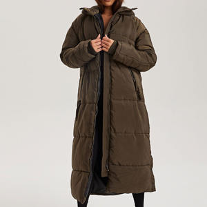Manteau d'hiver matelassé long pour femmes, de haute qualité, en gros - Product Image 1