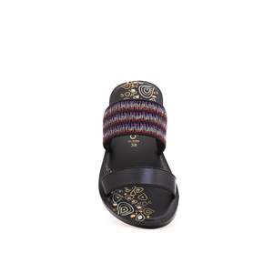 Softy CL5299 Black Casual Heeled Sandals - Product Image 1