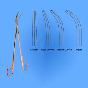 Tijeras Quirúrgicas Manuales de Carburo de Tungsteno de 9 Pulgadas (23 cm), Rectas, para Histerectomía e Instrumentos de Ginecología, Equipo de Obstetricia y Ginecología - Product Image 3