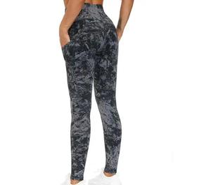 Leggings décontractés pour femmes, dernière conception OEM, fabriqués en usine, couleur unie, haute qualité, sublimation yoga, 100% coton, antibactérien, personnalisé - Product Image 1