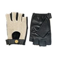 SAAR INDUSTRIES Gants en cuir unisexes réglables, durables, respirants, compatibles écran tactile, pour toutes les saisons, longueur poignet, pour activités extérieures