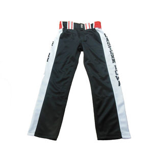 Pantalon de baseball personnalisé pour jeunes hommes pleine longueur graphique imprimé avec coupe ample vêtements de softball vente en gros - Product Image 3