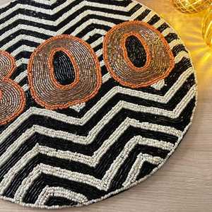 <b>Beaded</b> <b>Placemat</b> Handmade Round Charger for Luxury Dining & Holiday Decor Unique Piece Handmade <b>Beaded</b>, <b>Placemat</b>, Housewarming - Product Image 4