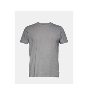 Venta caliente personalizado impreso hombres Camisetas cuello redondo gris Casual manga corta tejido de punto más vendido en Bangladesh - Product Image 6