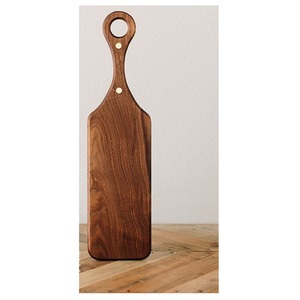 Ensemble de 3 planches à découper carrées pratiques en bois d'acacia et de mangue avec poignée - Product Image 6
