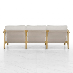 Conjunto de Sofás Contemporáneos para Jardín Tropical, con Estructura de Madera, para Exteriores, Ideal para Resorts, Piscinas, Hoteles, Villas, Playas y Proyectos de Hostelería - Product Image 3