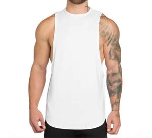 Impresión digital personalizada hombres chaleco al por mayor camisetas sin mangas de verano de los hombres sin mangas Fitness deportes sueltos camiseta sin mangas en blanco para los hombres - Product Image 1