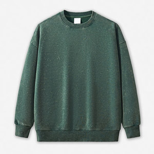 Autunno alla moda <span class=keywords><strong>Oversize</strong></span> <span class=keywords><strong>felpa</strong></span> pesante 360 gsm acido lavaggio corto Logo personalizzabile per l'inverno - Product Image 6