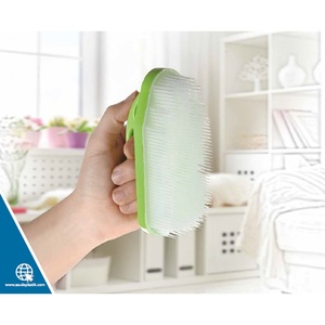 Cepillo de plástico para limpieza de alfombras con cerdas fuertes, mango de plástico, herramienta manual ecológica y reutilizable para fregar alfombras y suelos. - Product Image 6