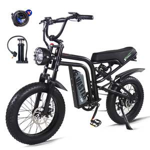 A50จักรยาน avdl Velo electrique 20-FAT tout Terrain-moteur 250W-25 km/h-batterie 48V 14.25Ah-autonomie 60-120km-นัวร์ - Product Image 4