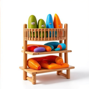 Outdoor Toy Hay Rack with <b>Fences</b> and Trough - Product Image 2