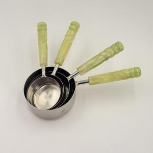 Utensilios de Cocina Multifuncionales, Juego de 4 Tazas Medidoras de Acero Inoxidable para Especias, Té y Café, para Hogar, Hotel y Restaurante - Product Image 4