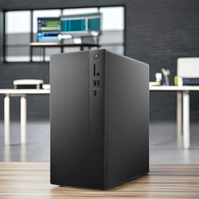 New Tower ECT1250 Desktop Computer with Core I5-14400 CPU 16GB DDR5 1 TB SSD for Office Business Use