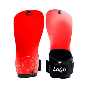 Neoprene Padded Natural Rubber <b>Hand</b> <b>Grips</b> CrossFit Calleras Gym Workout Training Palm Protectors for Pull Ups Hanging <b>Grip</b> - Product Image 4