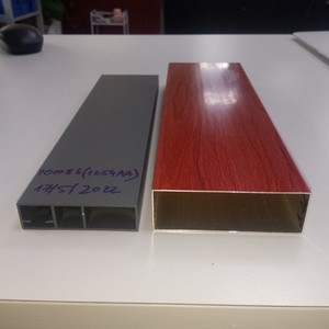 โปรไฟล์ท่อสี่เหลี่ยมเคลือบด้วยไม้และผงอะลูมิเนียมผลิตในเวียดนาม - Product Image 6