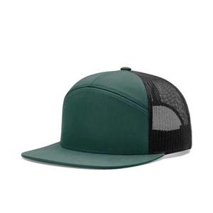 Traje unisex de 5 paneles, gorra de camionero de sarga acrílica de primera calidad, ajustador a presión para deportes/exteriores, varios colores disponibles - Product Image 5