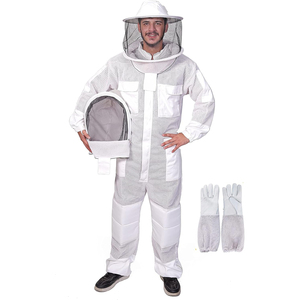 Combinaison de protection intégrale unisexe pour apiculteur avec voile en maille, vêtement en coton, design personnalisable - Product Image 2