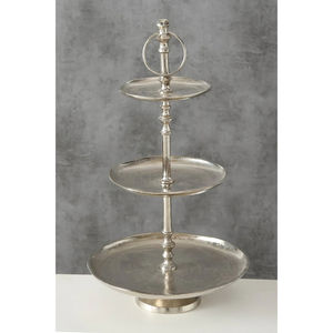 Elegante soporte de metal dorado de 3 niveles para cupcakes, soporte decorativo para pasteles, exhibición de postres, perfecto para cualquier evento, celebración - Product Image 4