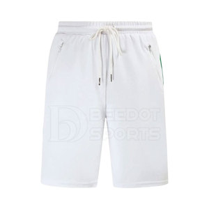 2023 été conception personnalisée séchage rapide respirant tricoté Shorts hommes décontracté Sport ensemble solide impression plage porter chemise deux pièces ensemble - Product Image 5