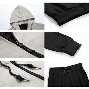 Logo personnalisé OEM hommes grande taille fermeture éclair survêtement Offre Spéciale respirant léger entraînement vêtements de sport d'hiver - Product Image 6