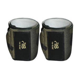 Bandes de poignet en néoprène de haute qualité pour la musculation - Écologiques et respirantes, fabriquées au Pakistan - Product Image 1