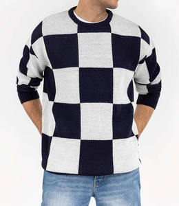 Vente en gros 100% laine pull pour hommes nouveau design à manches longues imprimé respirant et de haute qualité grande taille bas prix - Product Image 5