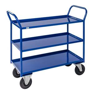Blue KM4134-BB Standing Type Office Organizer <b>Trolley</b> <b>Tools</b> Use - Product Image 1