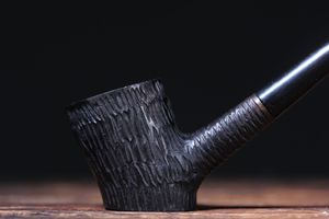 Bán Buôn Giá Rẻ Giá Dài Churchwarden Bằng Gỗ Thuốc Lá Ống Với rusticated Sơn Mài Hút Hookah Ấn Độ Gỗ Tự Nhiên Ống - Product Image 6