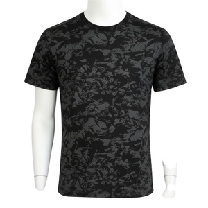 T-shirt sur mesure de haute qualité à manches courtes, uni, ajusté, été, homme, microfibre respirante, fibre de polyester, sublimation - Product Image 5