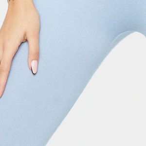 Vêtements de sport d'entraînement pour femmes Active Lifestyle Gym Ensembles de yoga Vêtements d'entraînement pour femmes à la mode côtelée solide - Product Image 2