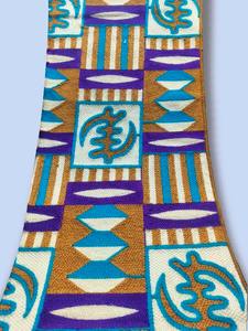 Premium Traditional Cotton Jacquard Woven Fabric 100 Percent Cotton Ethnic Design <b>Towel</b> Material for Fashion & Traditional Wear - Product Image 5