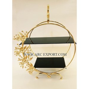 Aluminum Shiny Polished Metal <b>Wedding</b> Gifts Serving Trays With <b>Tissue</b> Holder Best Selling Table Decorative Handmade Unique Tray - Product Image 6