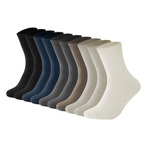 Chaussettes de sport respirantes et absorbant la transpiration, élasticité accrue, mélange de nylon, élasthanne et coton, amorti moyen, entraînement sportif - Product Image 2