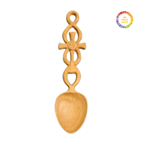 Ensemble de cuillères en bois sculptées en forme de fleur et de feuille, ustensiles de cuisine en bois naturel, ensemble d'outils de cuisine - Product Image 4