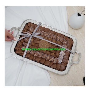 ถาดสแตนเลสตกแต่งช็อคโกแลตทำด้วยมือสุดหรู - Product Image 2