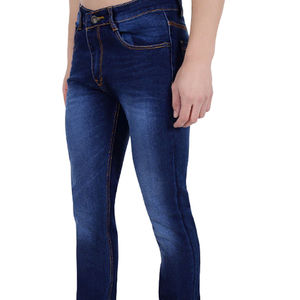 Professional Factory Manufacturer Men's Slim Fit Casual <b>Jeans</b> Pants Breathable Lightweight Casual Wear - Product Image 3