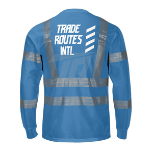 Bulk Wholesale B2B Supply of Forestry Workwear Set Polyester <b>Overall</b> Bib Button-up Shirt Crew Neck Reflective Safety for Workers - Product Image 3