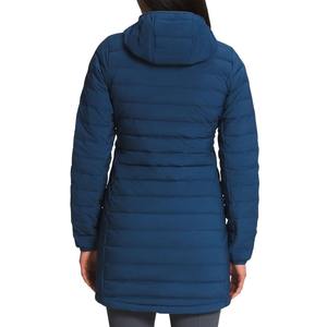 Veste d'hiver matelassée longue en tricot pour femme, imperméable, à capuche, écologique, respirante, style décontracté - Product Image 2