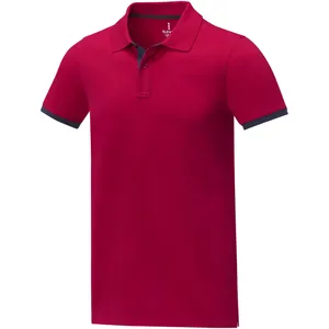 Polo homme Morgan bicolore personnalisé pour merchandising promotionnel - Product Image 5