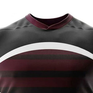 เครื่องแบบรักบี้ใช้ได้ทั้งชายและหญิงเครื่องแบบรักบี้มีแขนครึ่งดีไซน์โลโก้ของคุณเอง - Product Image 4