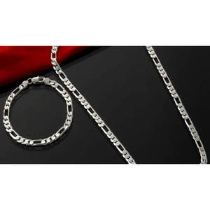 Nouveauté noble : Chaîne en argent 925 de 4 mm pour hommes et femmes, idéale pour bracelets et colliers, accessoires de bijouterie pour fêtes - Product Image 1