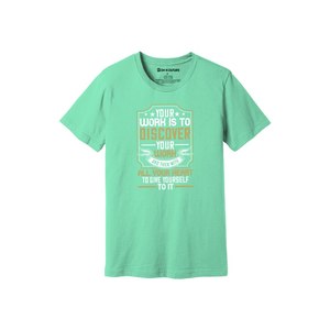 Camiseta informal de algodón 100% con impresión de temas de Buda en 3D, 12 opciones de color, 160-180, colocación de diseño personalizable GSM pesado - Product Image 2