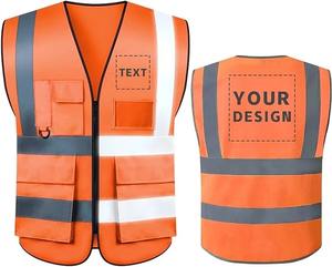 Gilet de sécurité respirant sans manches vêtements réfléchissants avec veste d'urgence à rayures réfléchissantes pour les travailleurs - Product Image 3