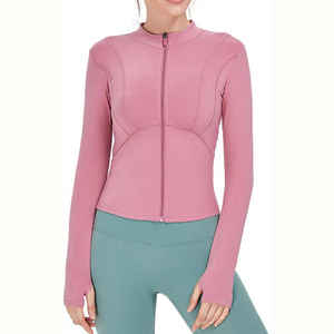 Top qualité femmes nouvelle veste avec short Gym Yoga ensemble vêtements vêtements de sport ensembles veste et short - Product Image 1