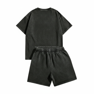 Conjunto Deportivo para Hombre, Camiseta y Pantalones Jogger, Algodón de Alta Calidad, Ecológico, Estampado Personalizado de Dibujos Animados, 220/240 GSM, Verano - Product Image 5