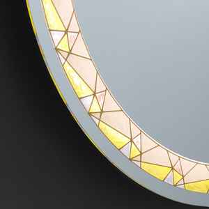Espejo Redondo con Retroiluminación LED de 60 cm con Insertos de Colores - Product Image 3