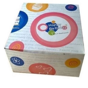 Boîtes à gâteaux de haute qualité 1 kg multicolore à vendre de l'exportateur indien à un prix raisonnable Boîtes à gâteaux - Product Image 1