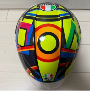 Casque intégral de moto AGV avec visière transparente, écran de protection séparé, visière de remplacement pour la course sur route et la conduite - Product Image 3