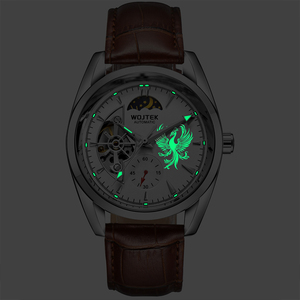 Precio al por mayor Reloj de lujo Relojes automáticos para los hombres Reloj mecánico de cuero genuino - Product Image 5