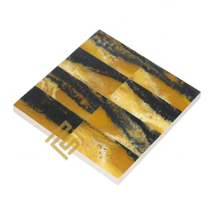 Posavasos de madera y resina con forma cuadrada de hueso de cuerno de diseño único, posavasos de madera más vendidos, posavasos de madera, decoración del hogar de alta calidad - Product Image 2